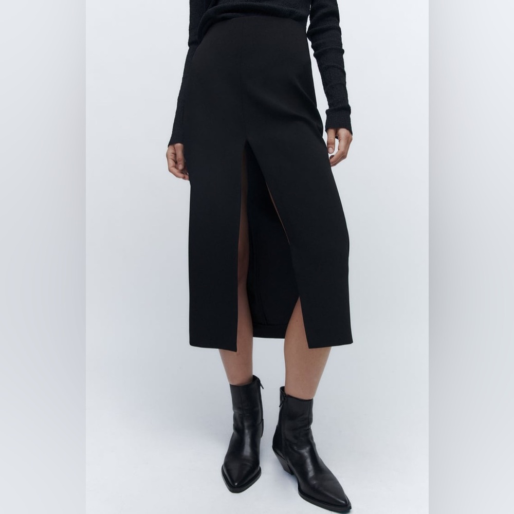 Zara Low Rise Pencil Skirt